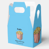 Popcorn cartoon illustratie bedankdoosjes (Geopend)
