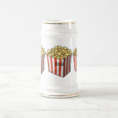 Popcorn cartoon illustratie bierpul (Center)