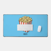 Popcorn cartoon illustratie bureaumat (Keyboard & Muis)