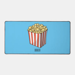 Popcorn cartoon illustratie bureaumat