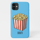 Popcorn cartoon illustratie Case-Mate iPhone case (Achterkant)