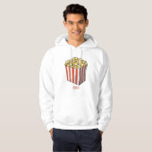 Popcorn cartoon illustratie hoodie (Voorkant volledig)