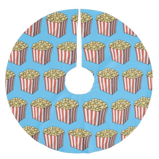 Popcorn cartoon illustratie  kerstboom rok (Voorkant)