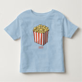 Popcorn cartoon illustratie kinder shirts (Voorkant)