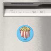 Popcorn cartoon illustratie magneet (Insitu (Vaatwasser))
