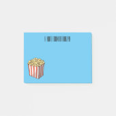 Popcorn cartoon illustratie post-it® notes (Voorkant)