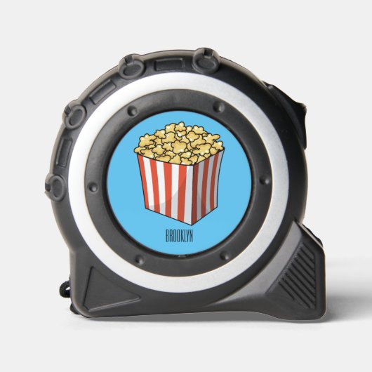 Popcorn cartoon illustratie rolmaat (Voorkant)