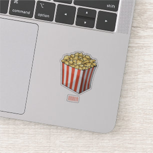 Popcorn cartoon illustratie sticker