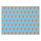 Popcorn cartoon illustratie tafelkleed (Voorkant (Horizontaal))