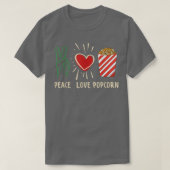 Popcorn cinema film Night Television Theater Love T-shirt (Design voorkant)
