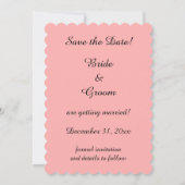 Popcorn Corny Vraag, Cute Retro sparen de Datum Kaart (Achterkant)