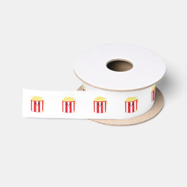 Popcorn Cute, bur Corny 1,5 inch Satijnen Lint