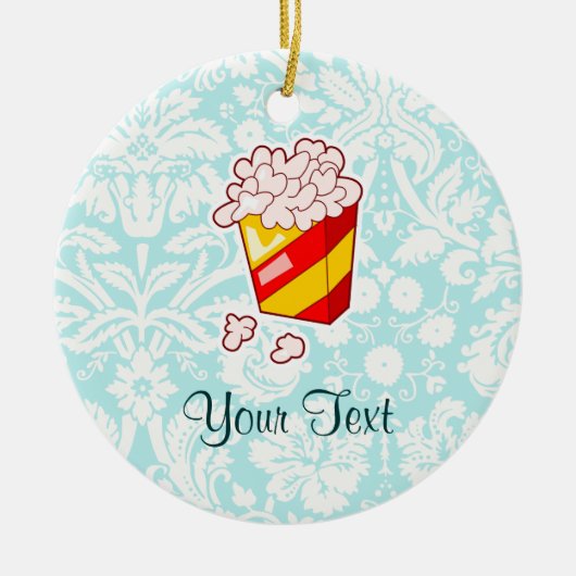 Popcorn Cute Keramisch Ornament (Voorkant)