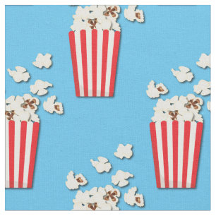 Popcorn Cute Movie Theater Stof