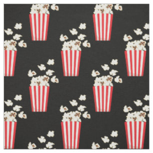 Popcorn Cute Movie Theater Stof
