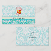 Popcorn Cute Visitekaartje (Voorkant / Achterkant)