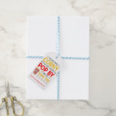 Popcorn Dank u Cadeau Label Cadeaulabel (Met Touw)