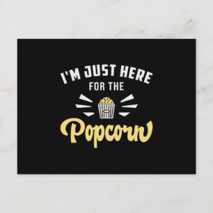 Popcorn Day Film Snack Pop Film Cinema Gift Idee Briefkaart