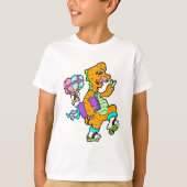 Popcorn de teenslippers Dino T-shirt (Voorkant)