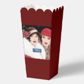 Popcorn Doos 1 Burg(Winterrood 2) RFPMDesigns 2024 Bedankdoosjes (Voorkant)
