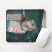 Popcorn eekhoorn mousepad muismat (Met muis)