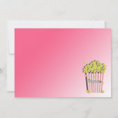 Popcorn en een film kaart (Achterkant)