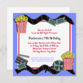 Popcorn en een film kaart (Voorkant / Achterkant)