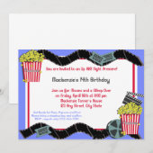 Popcorn en een film kaart (Voorkant / Achterkant)