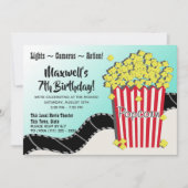 Popcorn en een film kaart (Voorkant)