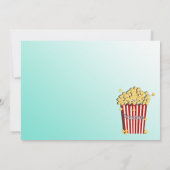 Popcorn en een film kaart (Achterkant)
