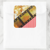 Popcorn en filmspoel film sticker (Tas)