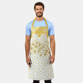 Popcorn en gesmolten boter schort (Gedragen)