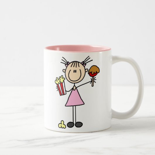 Popcorn en karamel Apple op de eerlijke Mok (Rechts)