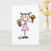 Popcorn en karamelappel op de Kaart (Gele Bloem)