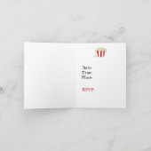 Popcorn en Movie Night Invitation (Binnen)