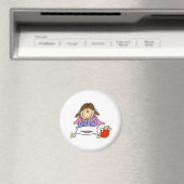 Popcorn en pyjama magneet (Insitu (Vaatwasser))