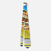 Popcorn en Snoep appels Stropdas (Achterkant)
