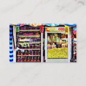 Popcorn en Snoep appels Visitekaartje (Achterkant)