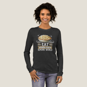 popcorn eten en de wereld negeren Tri-Blend shirt