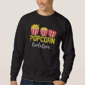 Popcorn Evolution Pop Corn Eater Graphic Trui (Voorkant)