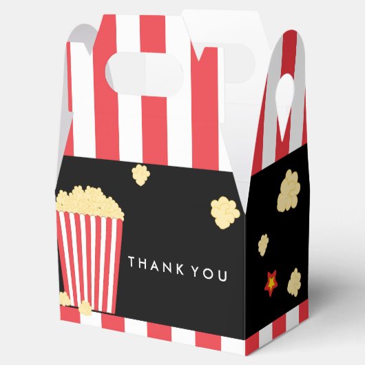 Popcorn Film Bucket Verjaardagsfeestje Favorietend Bedankdoosjes (Geopend)