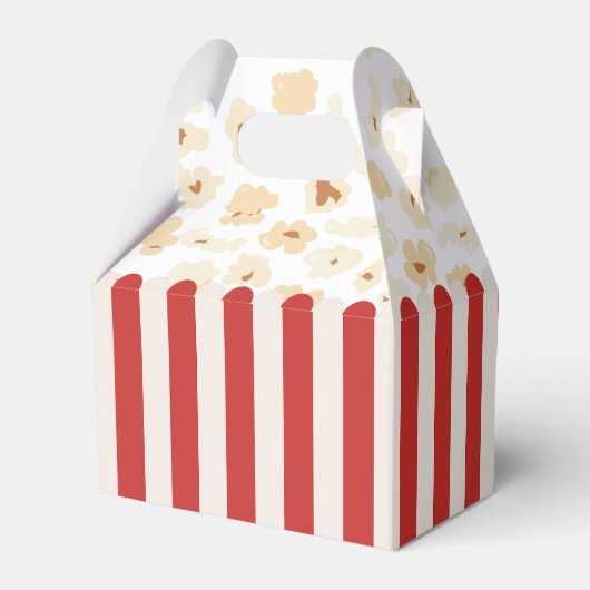 Popcorn Film Party Verjaardagsfeest Thema Bedankdoosjes (Achterkant)