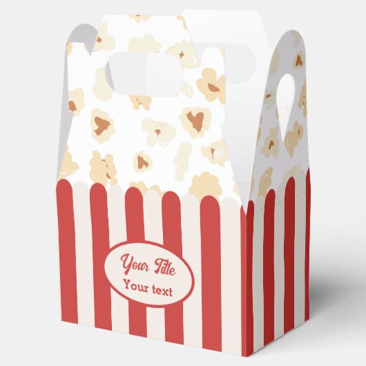 Popcorn Film Party Verjaardagsfeest Thema Bedankdoosjes (Geopend)