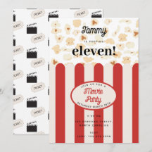 Popcorn Film Party Verjaardagsfeest Thema