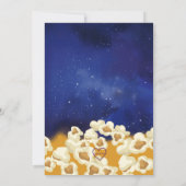 Popcorn & Filmavond Verjaardag Kaart (Achterkant)