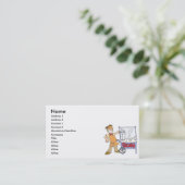 popcorn filmpop visitekaartje (Staand voorkant)