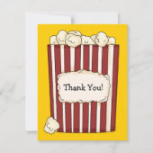 Popcorn Flat - Dank je wel Bedankkaart (Voorkant)