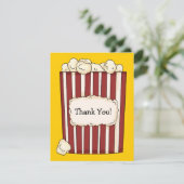 Popcorn Flat - Dank je wel Bedankkaart (Staand voorkant)