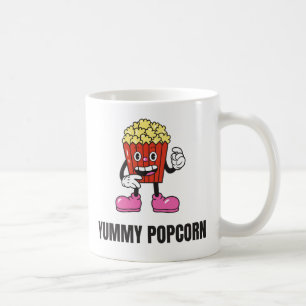 Popcorn Food Kawaii Face Koffiemok