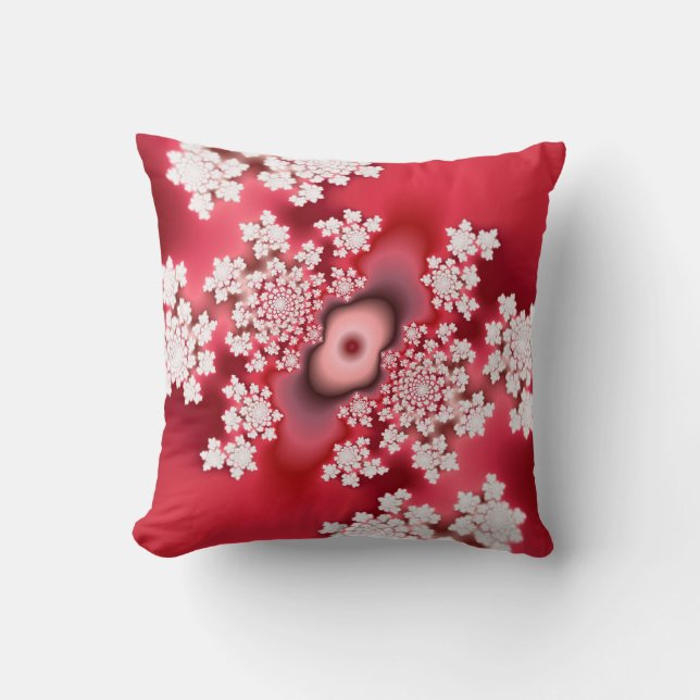 Popcorn fractal art pillow kussen (Voorkant)